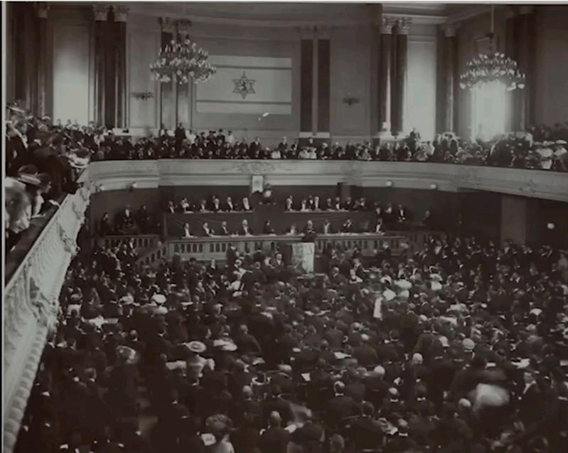 Theodor Herzl Addresses the Second Zionist Congress, 1898