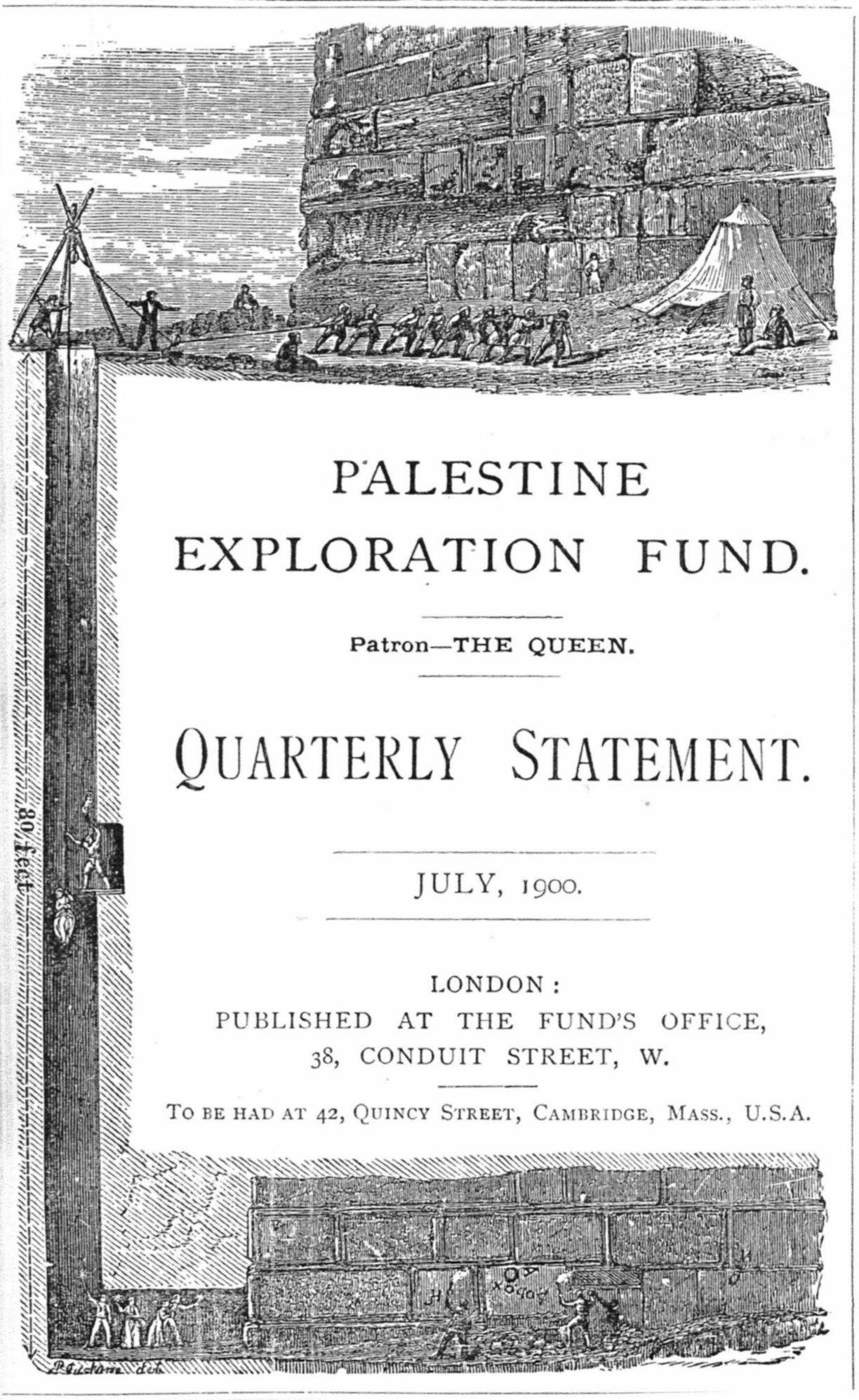 Palestine Exploration Fund: Quarterly Statement